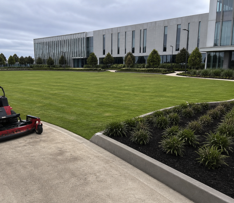 Commercial property grounds maintenance in Melbourne, strata and business landscaping managed by Mow It Up